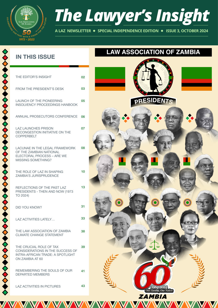Cover of The Lawyer's Insight — October 2024